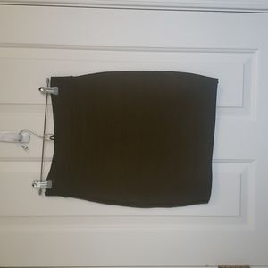 Love Culture olive green knit skirt